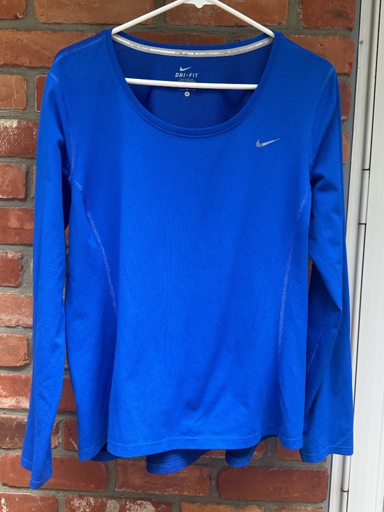 Nike Tops - Nike Dri-FIt Blue Long Sleeve Running Top ~ XL